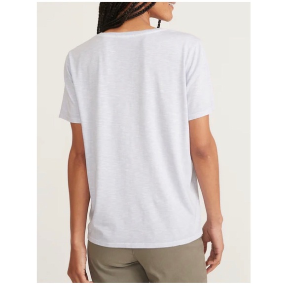 Marine Layer Boyfriend V-Neck Tee Short Sleeve Women’s T-Shirt in Size XS - Picture 4 of 16